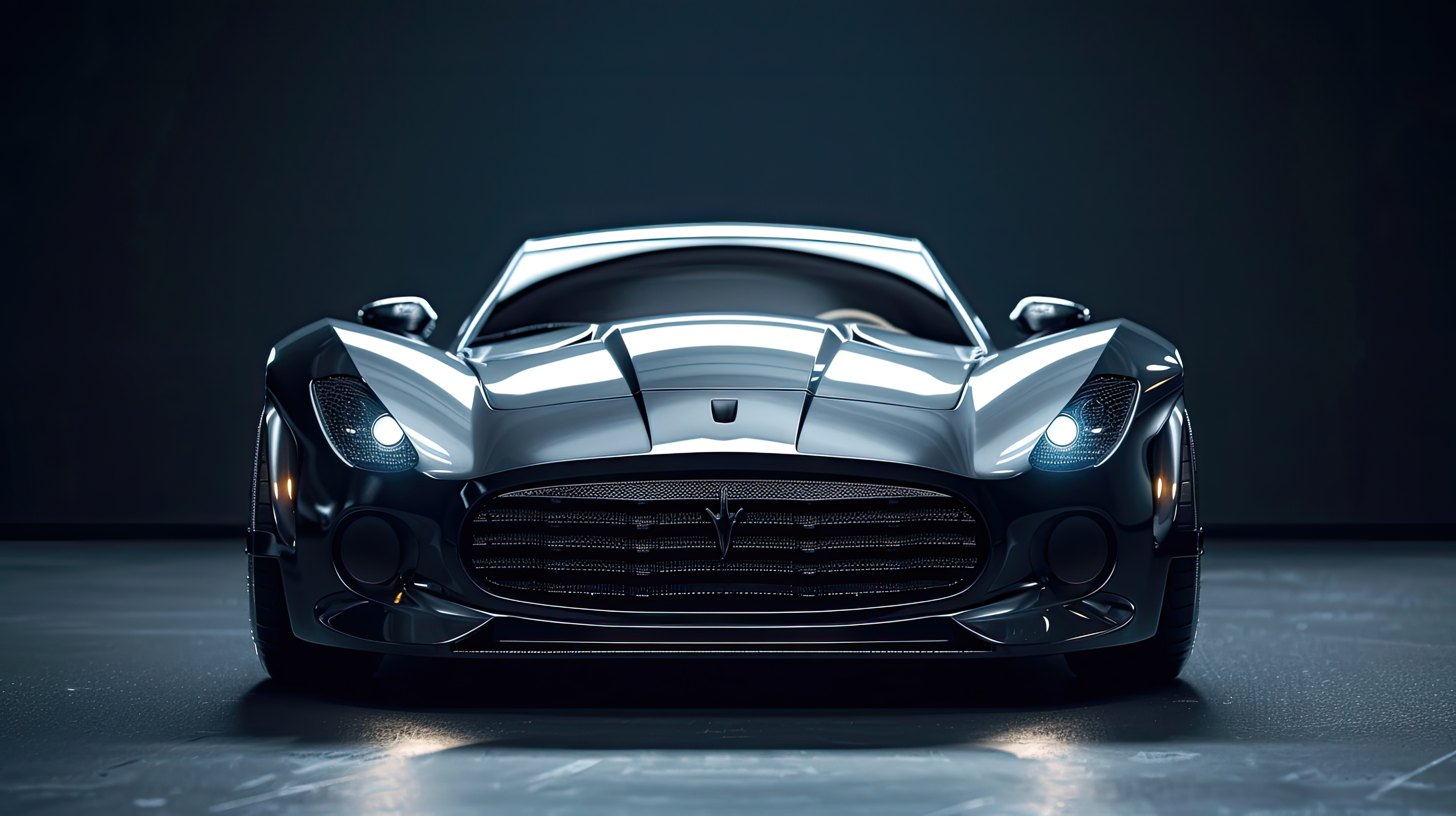 Voiture de luxe sur circuit